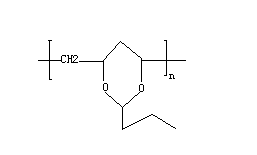 pvb聚乙烯醇縮丁醛結(jié)構(gòu)式
