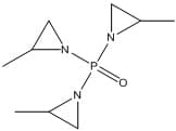 三-1-（2-甲基氮丙啶）氧化膦MAPO分子式結(jié)構(gòu)式